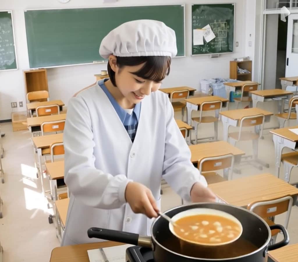 給食当番（養殖7）