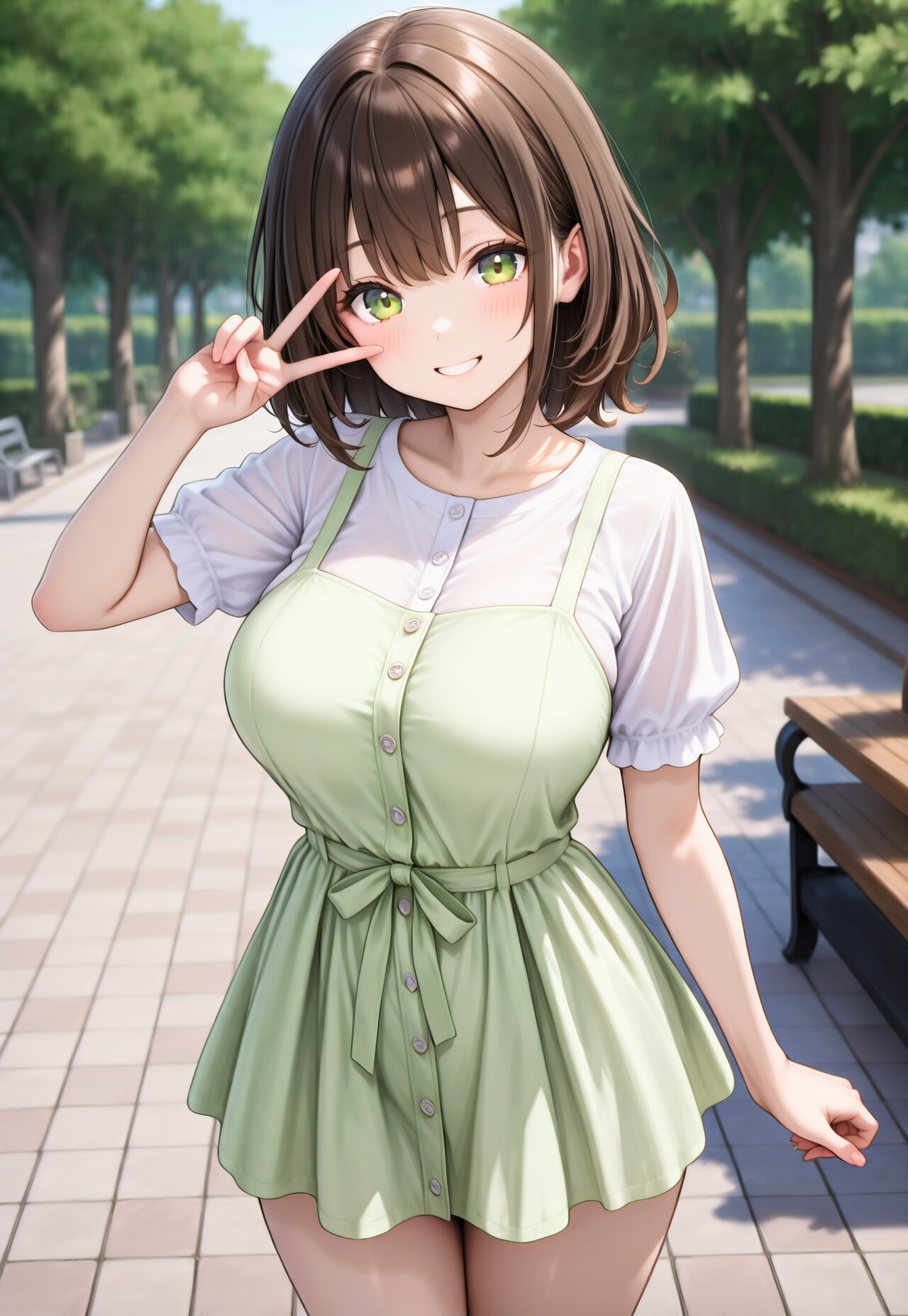 312（薄緑のワンピ）