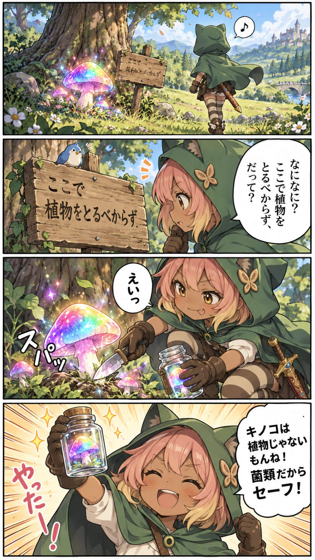 ここで植物をとるべからず
