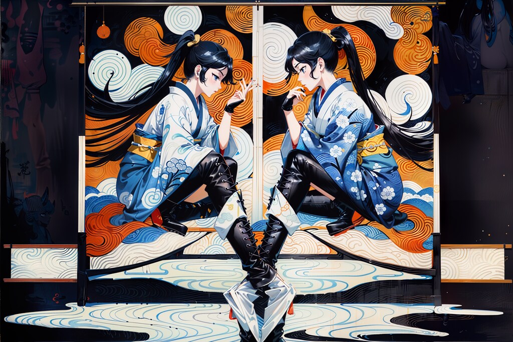 UKIYO-E style?