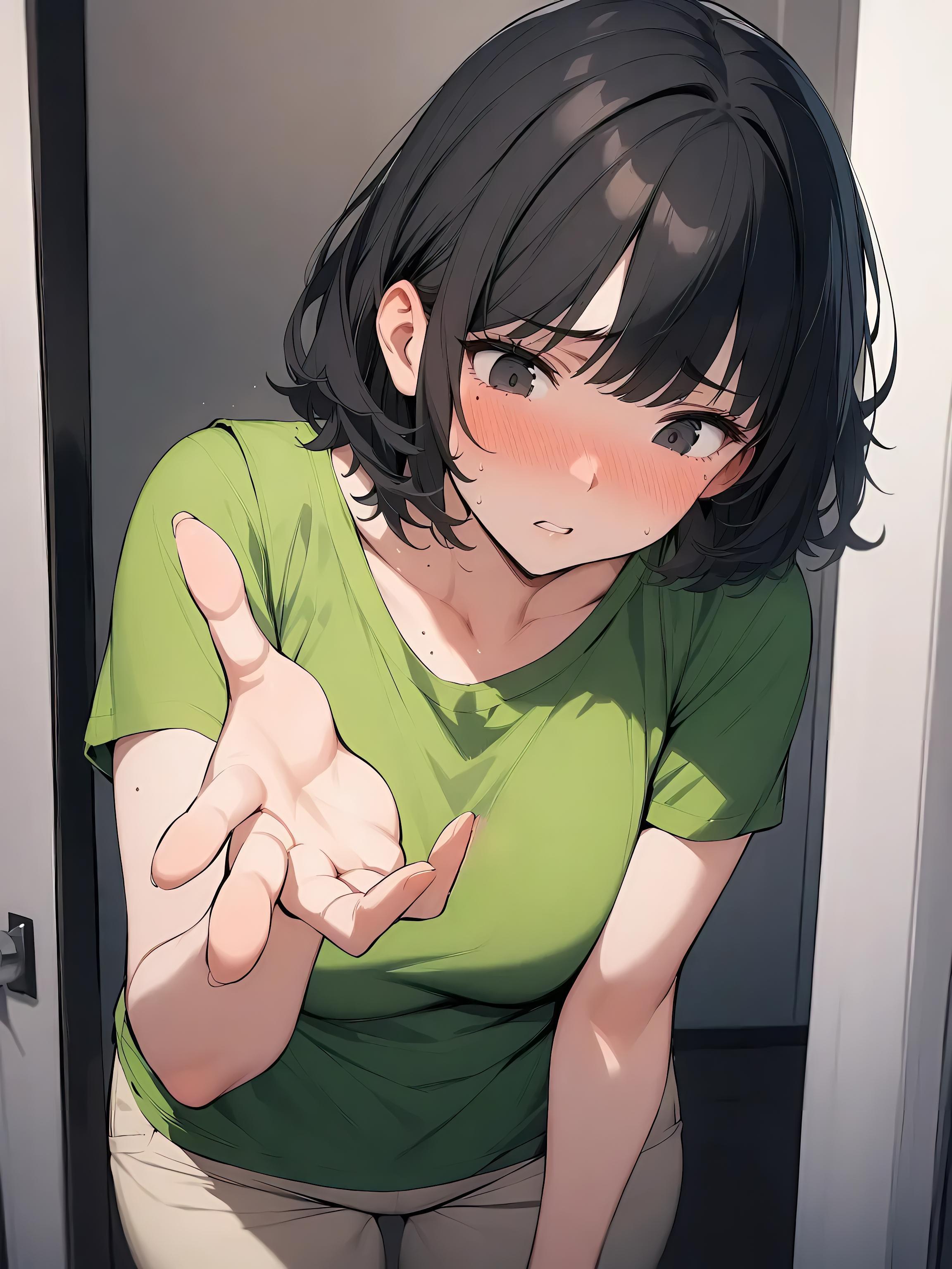 手招き_おばさん | の人気AIイラスト・グラビア