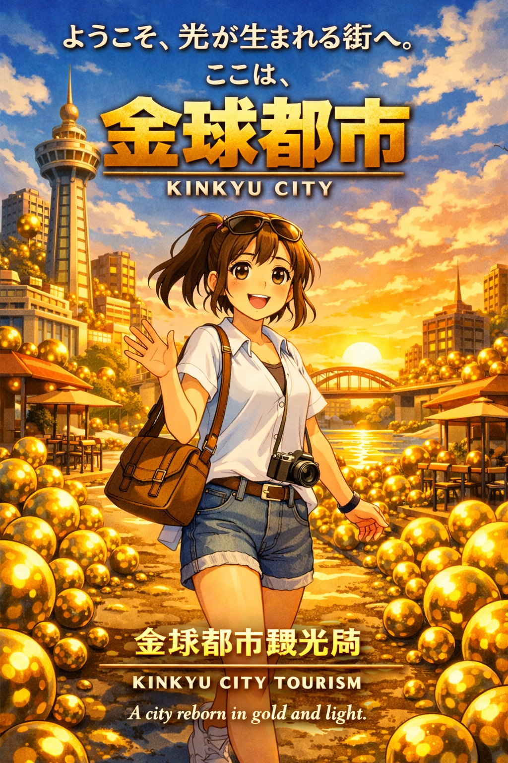 金球都市観光_Copilot | の人気AIイラスト・グラビア