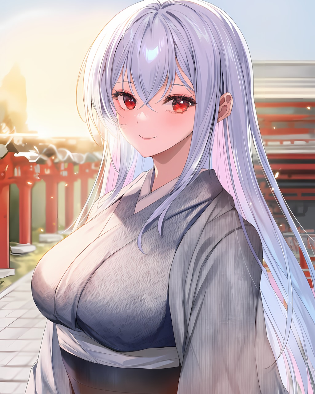 3人の初日の出と新年の朝