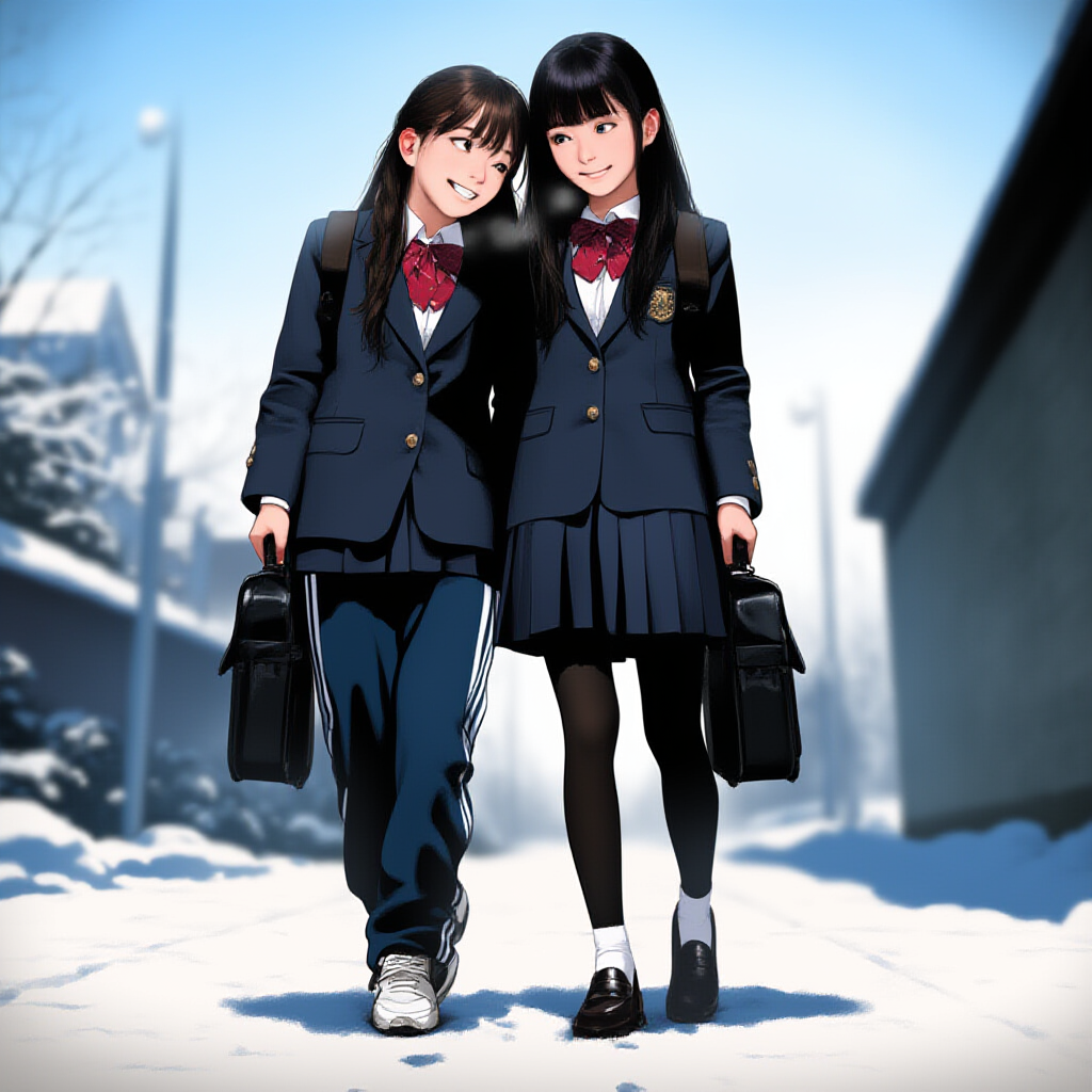 制服とジャージ