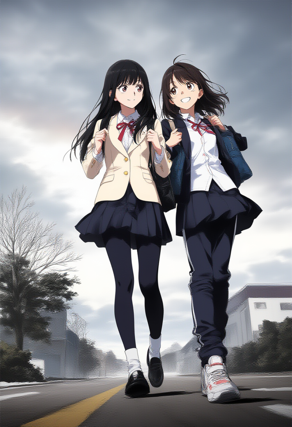 制服とジャージ