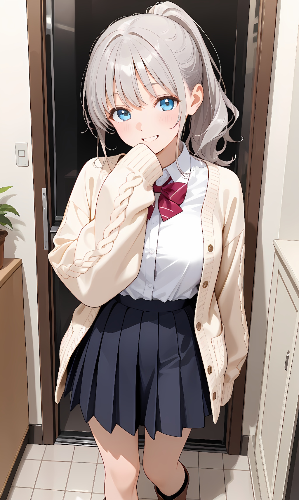 ブカブカ袖デートコーデなGHOSTちゃん