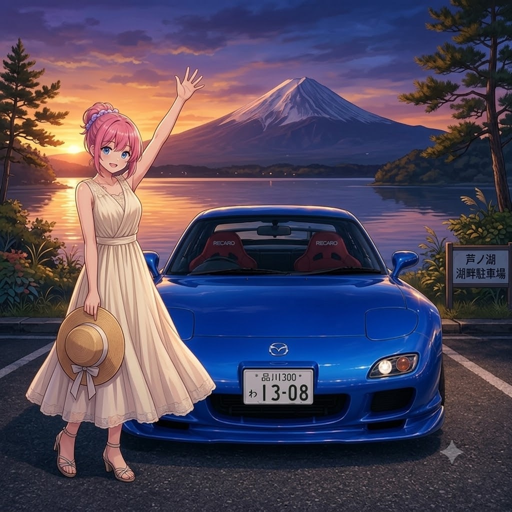 ピンクアプドゥちゃんFD3S