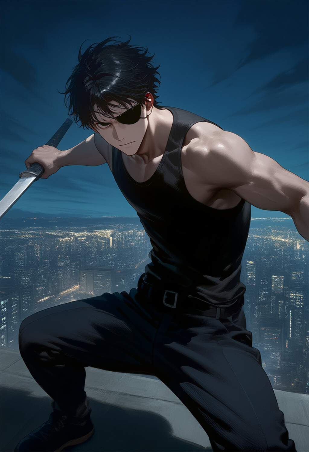 眼帯を左目で固定したい高校