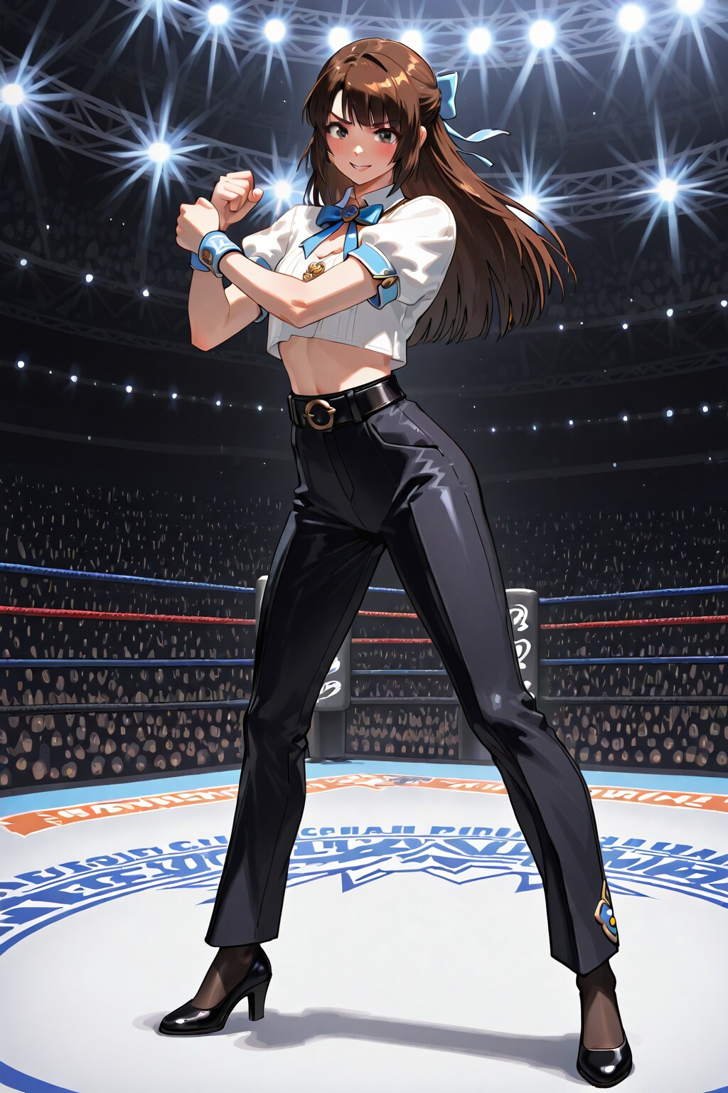 かっこかわいい女子プロレスラー二階堂璃慧の日本武道館プロレス演武