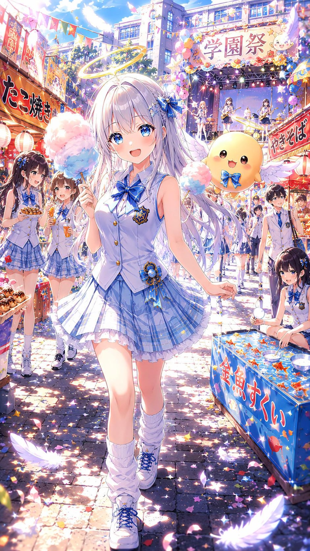 ルルエルのスリーブレス学園ライフ