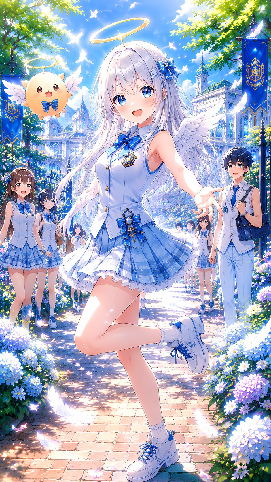 ルルエルのスリーブレス学園ライフ