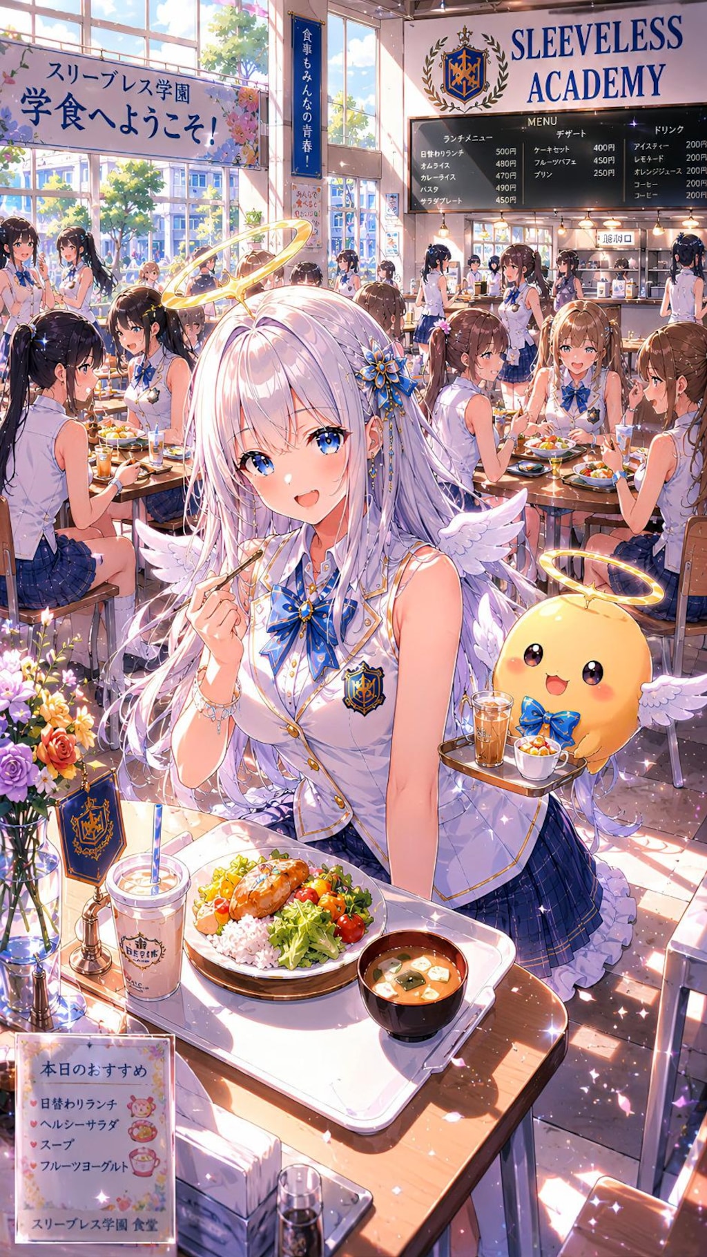 ルルエルのスリーブレス学園ライフ