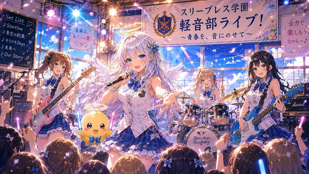 ルルエルのスリーブレス学園ライフ