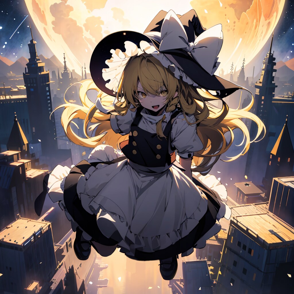 東方の霧雨魔理沙ちゃん（二回目）