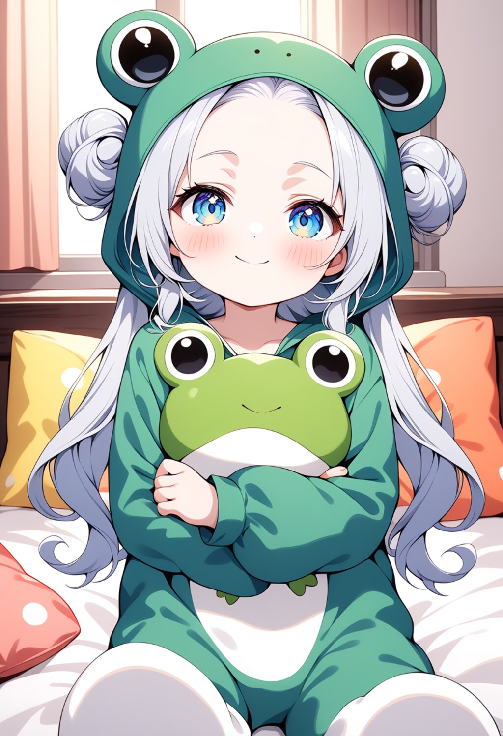 カエル着ぐるみれおちゃん