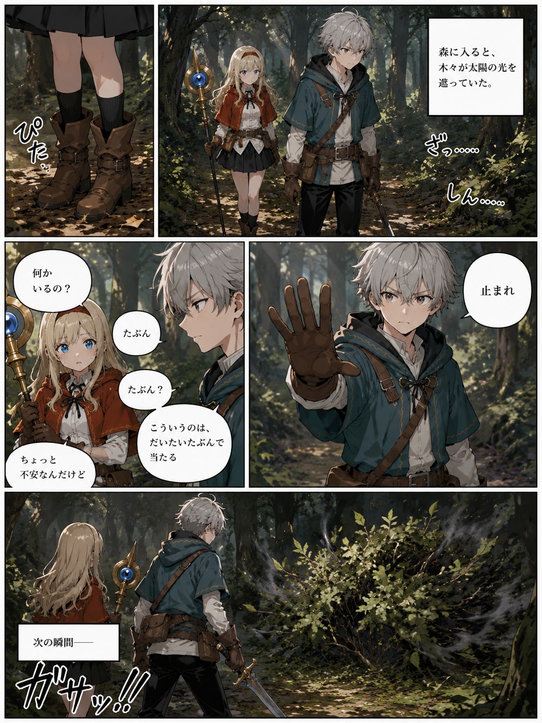 癒しの聖女と剣士　2話続き
