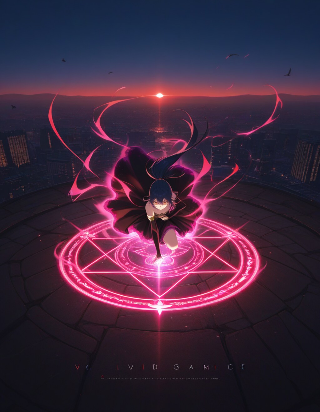 黄昏、魔術師、都市