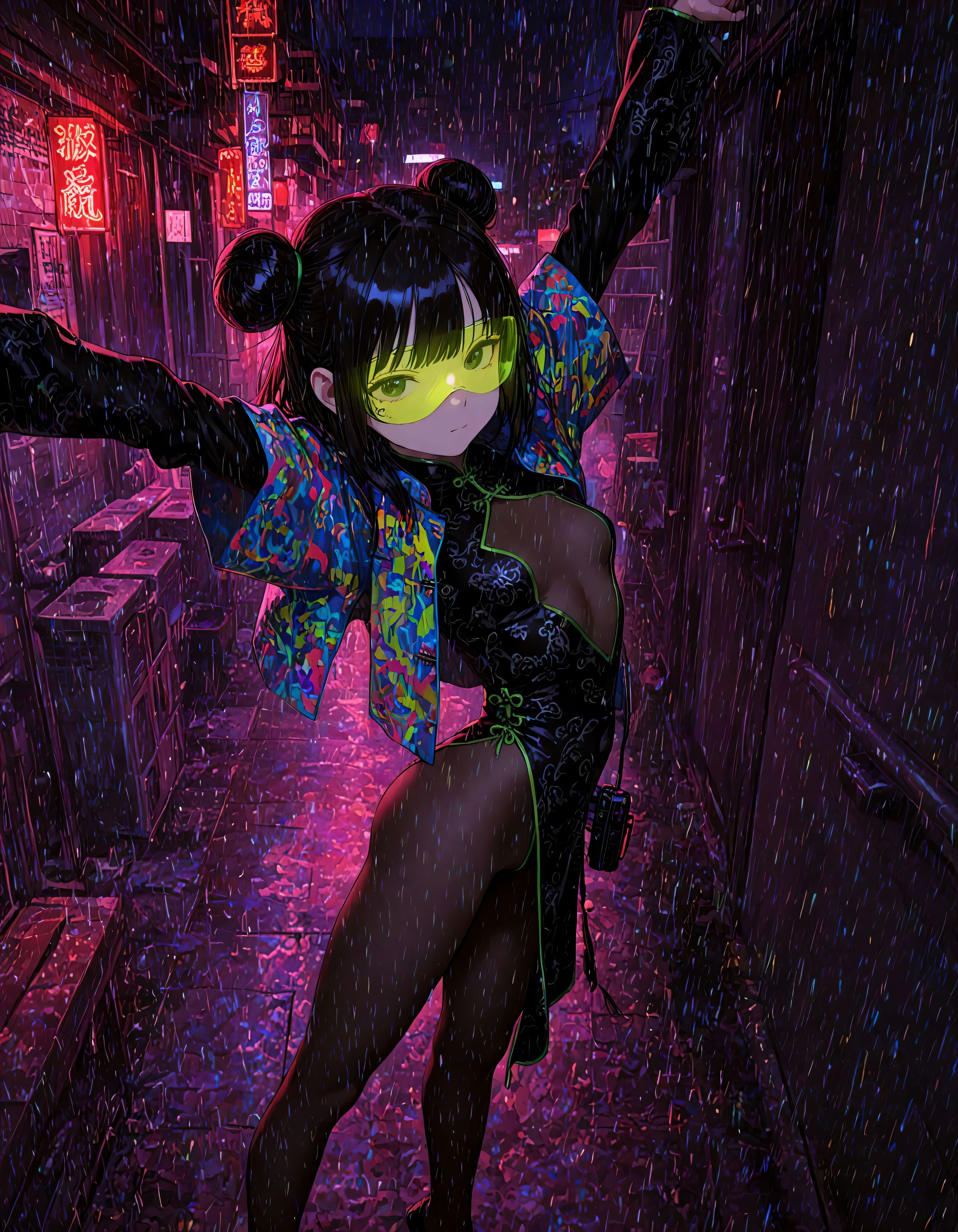 ドレスとバイザー