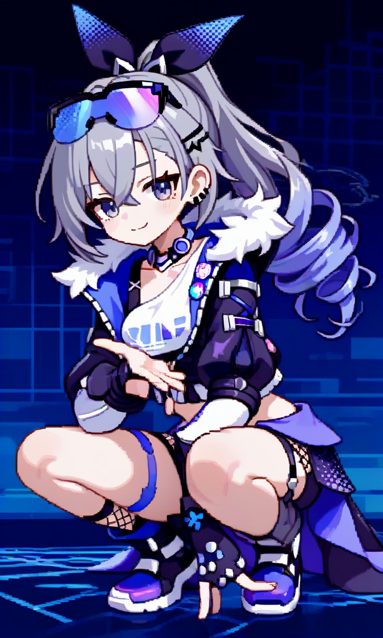 銀狼:SilverWolf（ピクセル） | の人気AIイラスト・グラビア