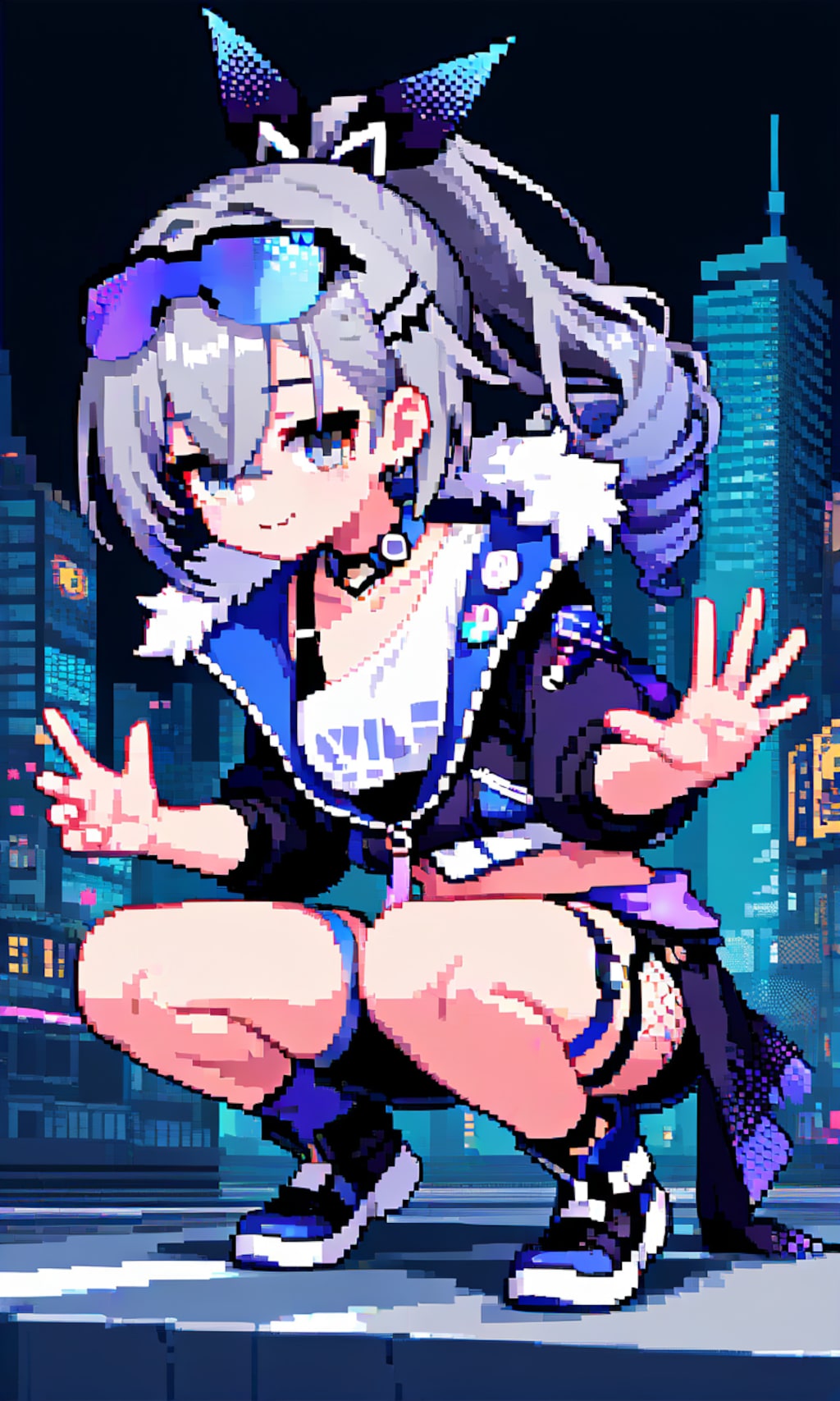 銀狼:SilverWolf（ピクセル）