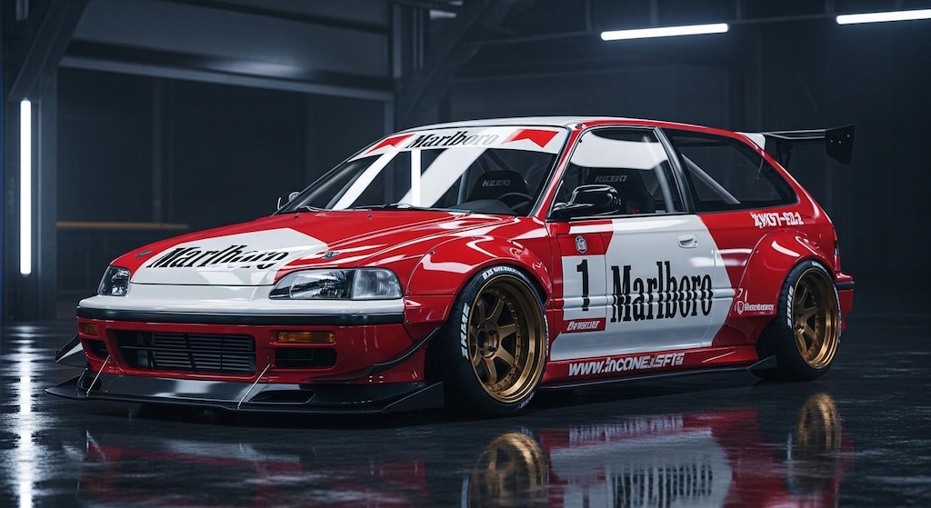 マルボロシビックレーシングカー