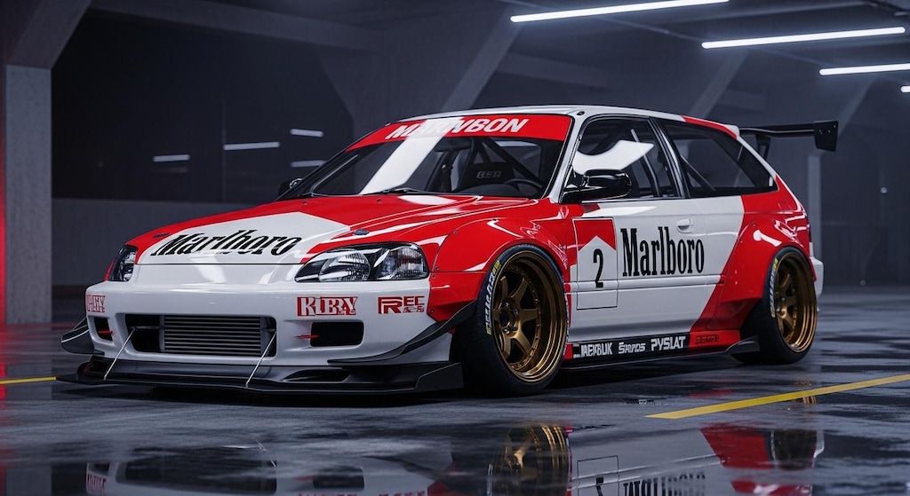 マルボロシビックレーシングカー