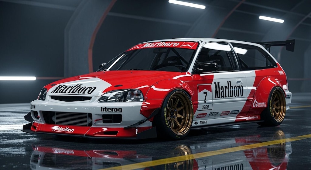 マルボロシビックレーシングカー