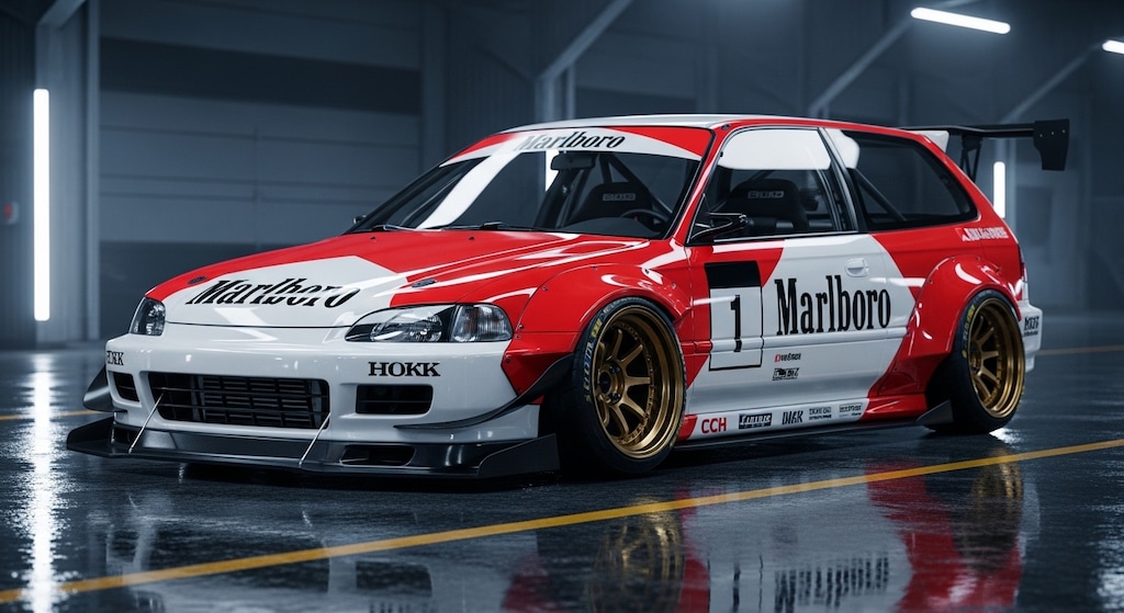 マルボロシビックレーシングカー