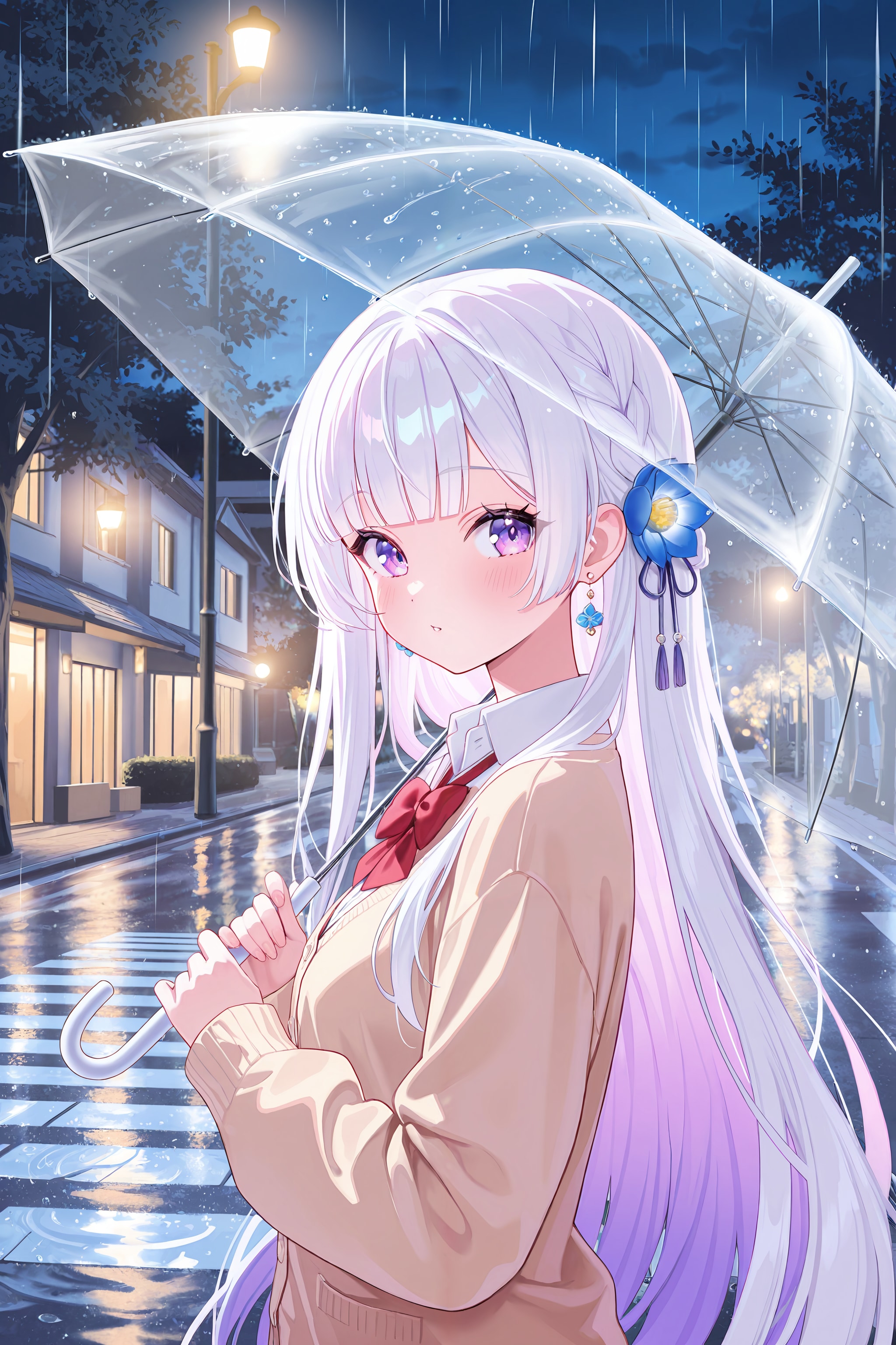 少しブルーな感じ