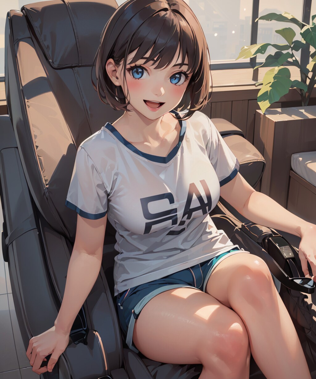 マッサージチェア(イラスト)