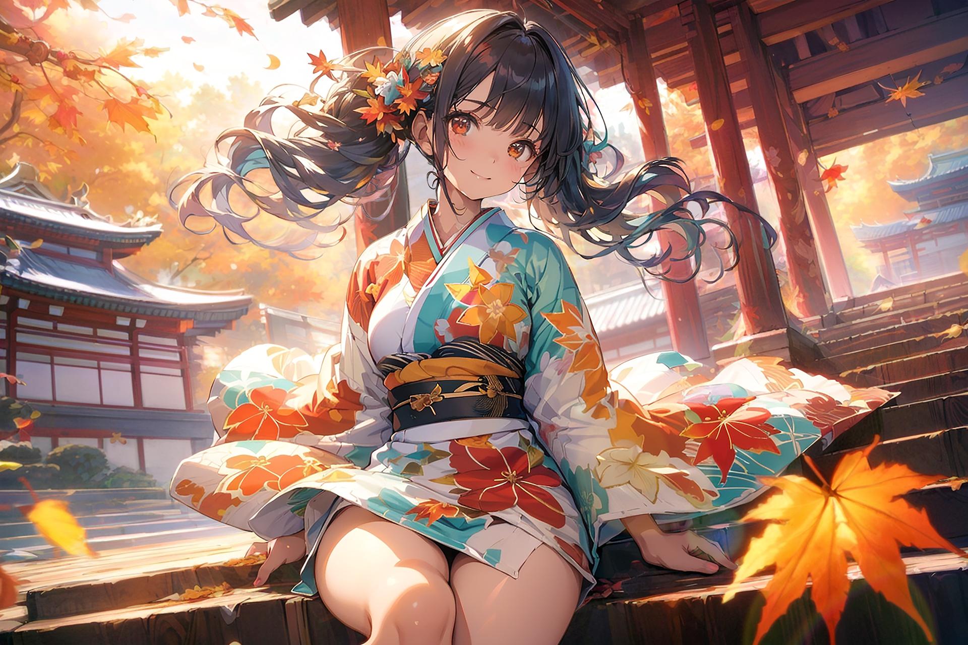 秋色小町 | の人気AIイラスト・グラビア