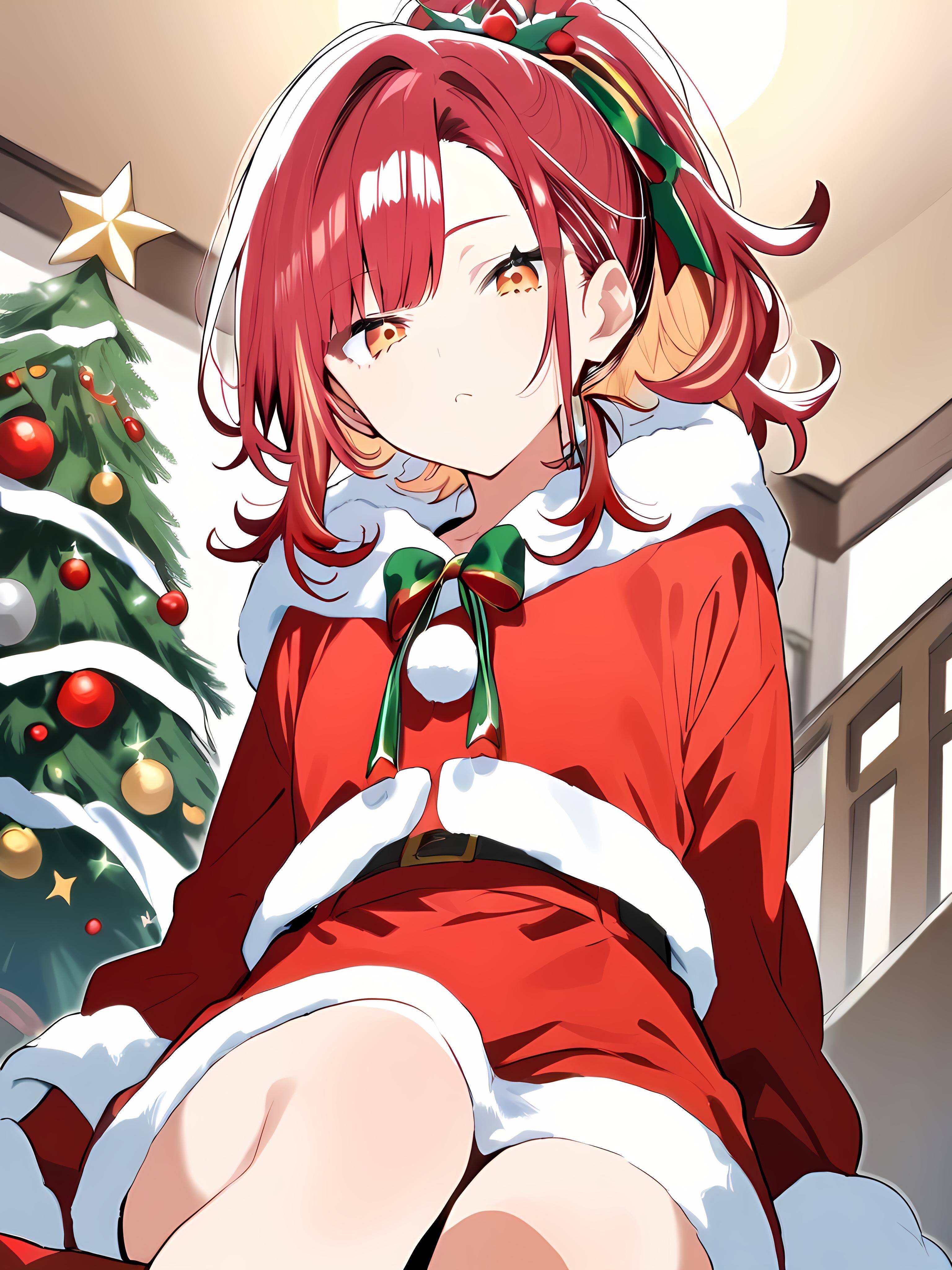 南谷那美(サンタコス) | の人気AIイラスト・グラビア