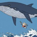 クジラの絵を最新モデルCHASEでAIさんに描画してもらう 6枚目
