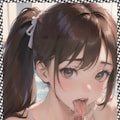 巨乳水着フェラ　 big tits swimsuit blowjob 5枚目