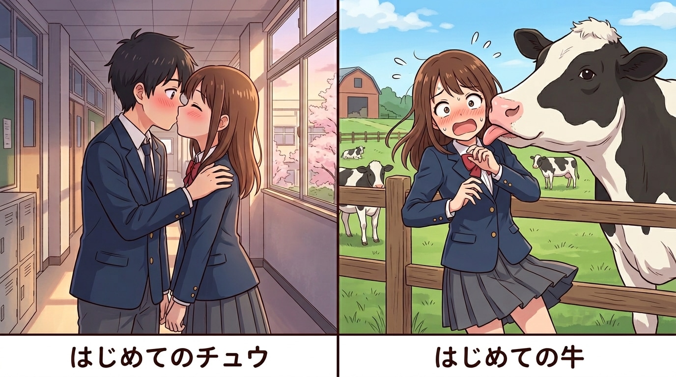 はじめてのチュウ