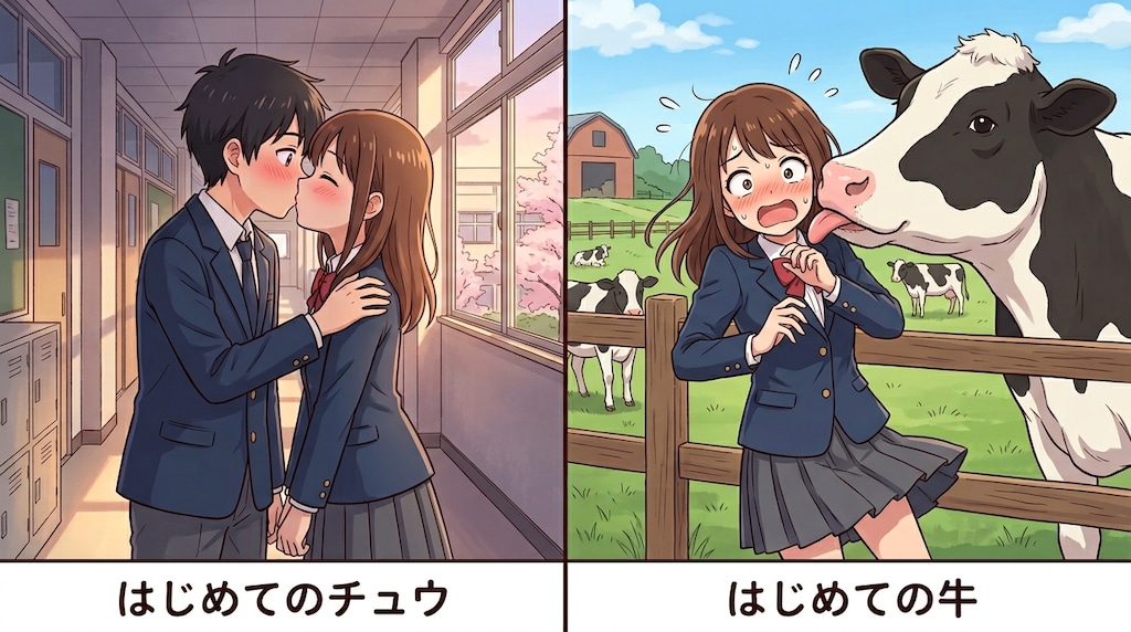 はじめてのチュウ