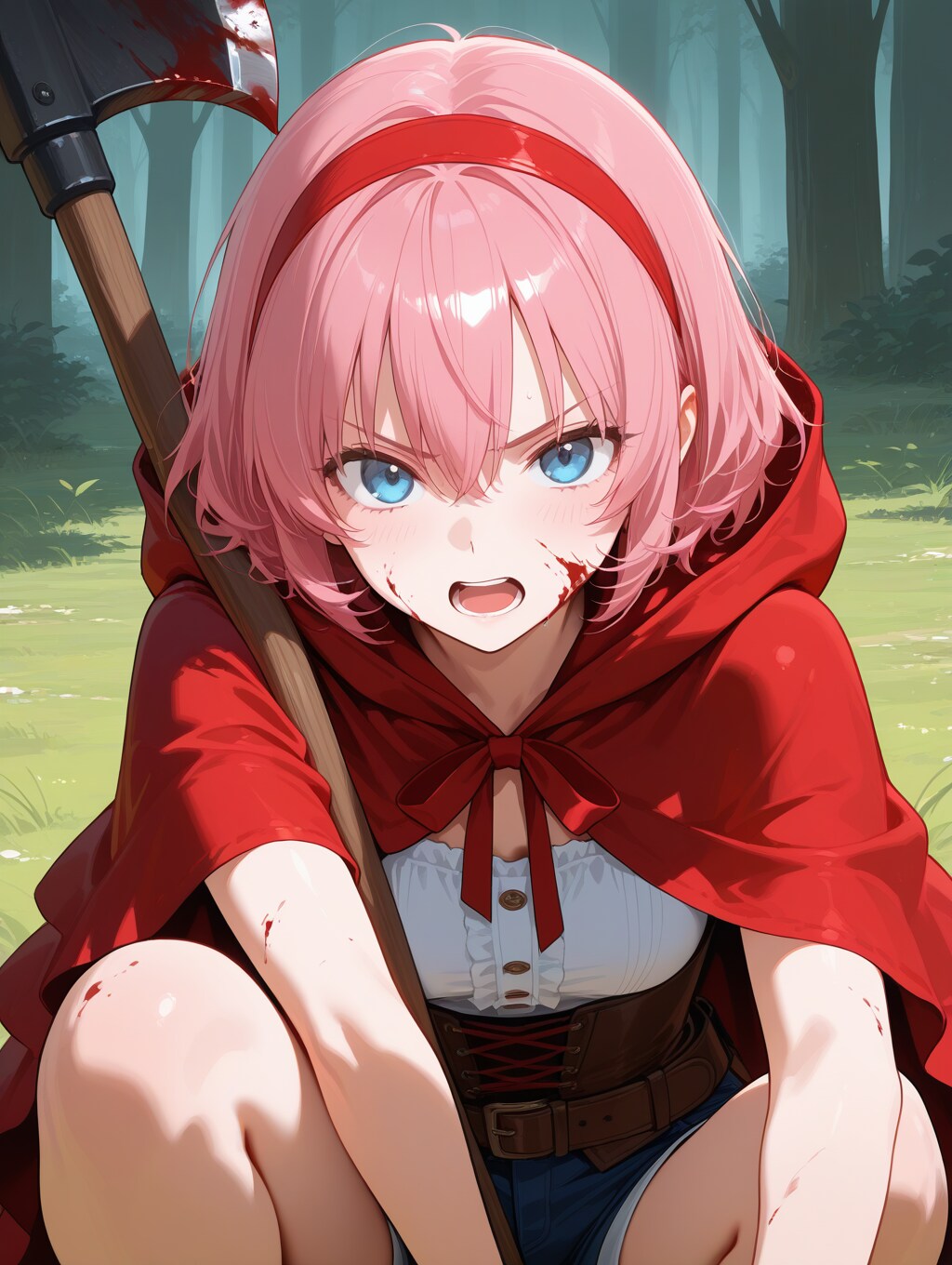 本当は怖い赤ずきん | の人気AIイラスト・グラビア