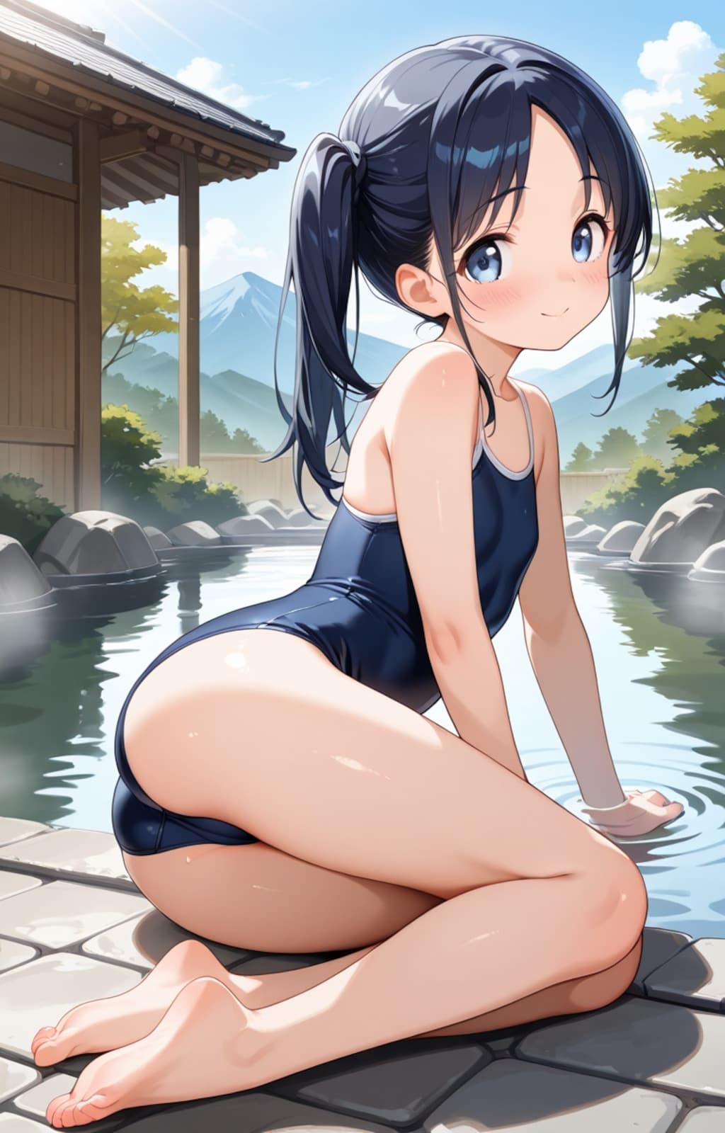スク水温泉「海咲あおば」