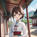 没な韓服風 2枚目
