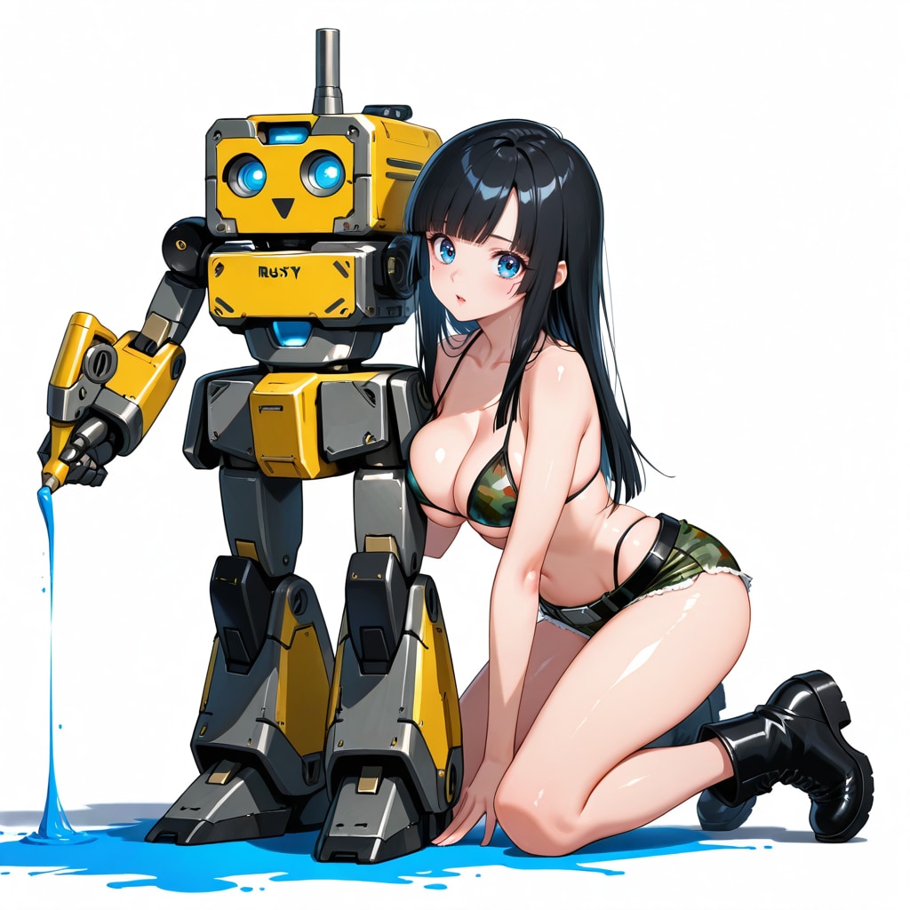 氷川美玲とレトロロボット