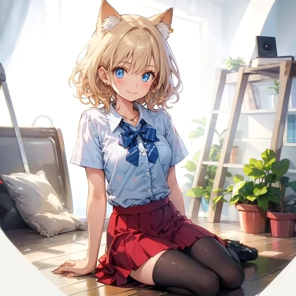 ネコ耳少女 | の人気AIイラスト・グラビア