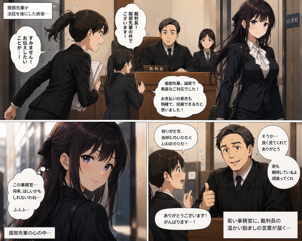 法廷で一番緊張していたのは裁判官だった件
