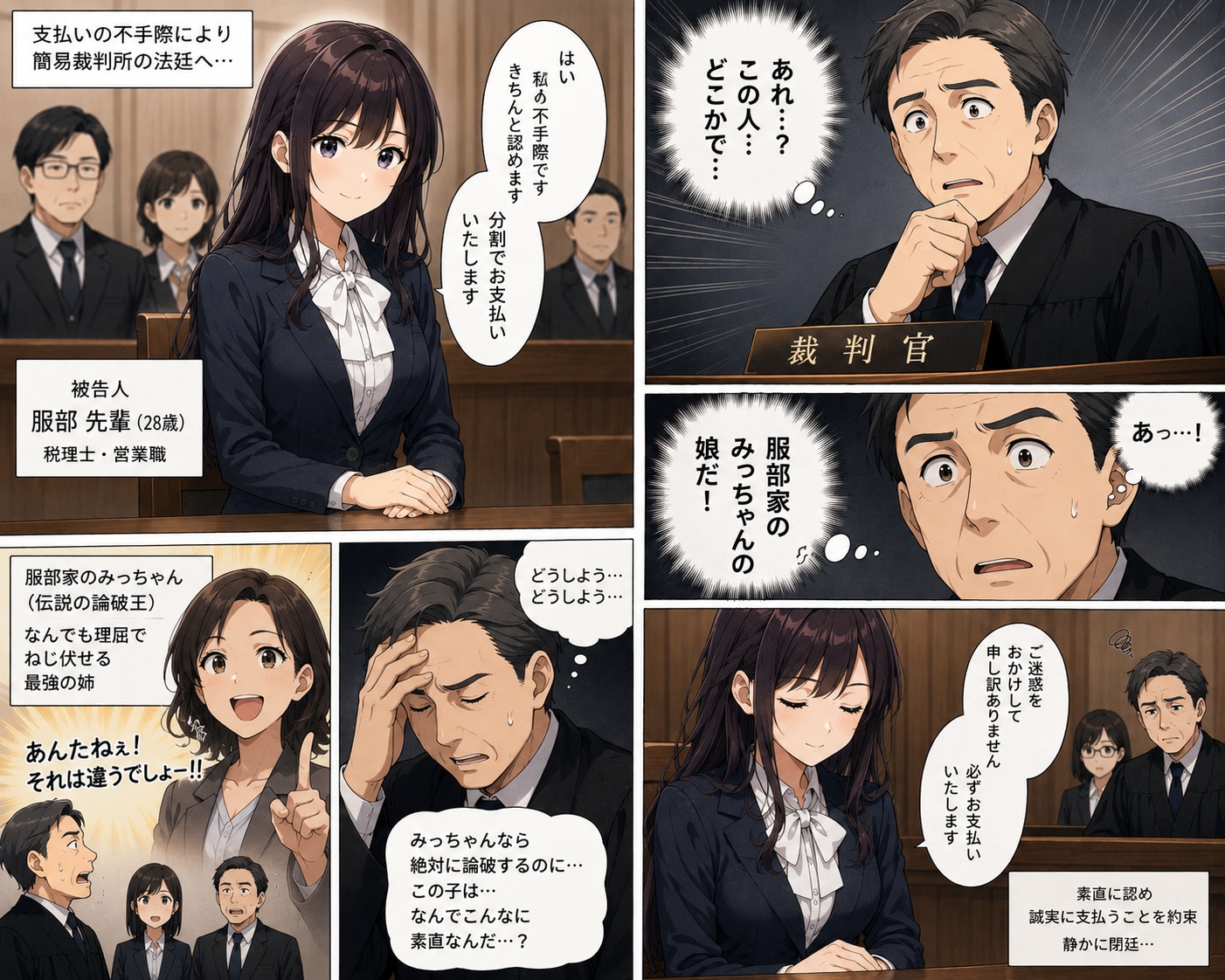 法廷で一番緊張していたのは裁判官だった件