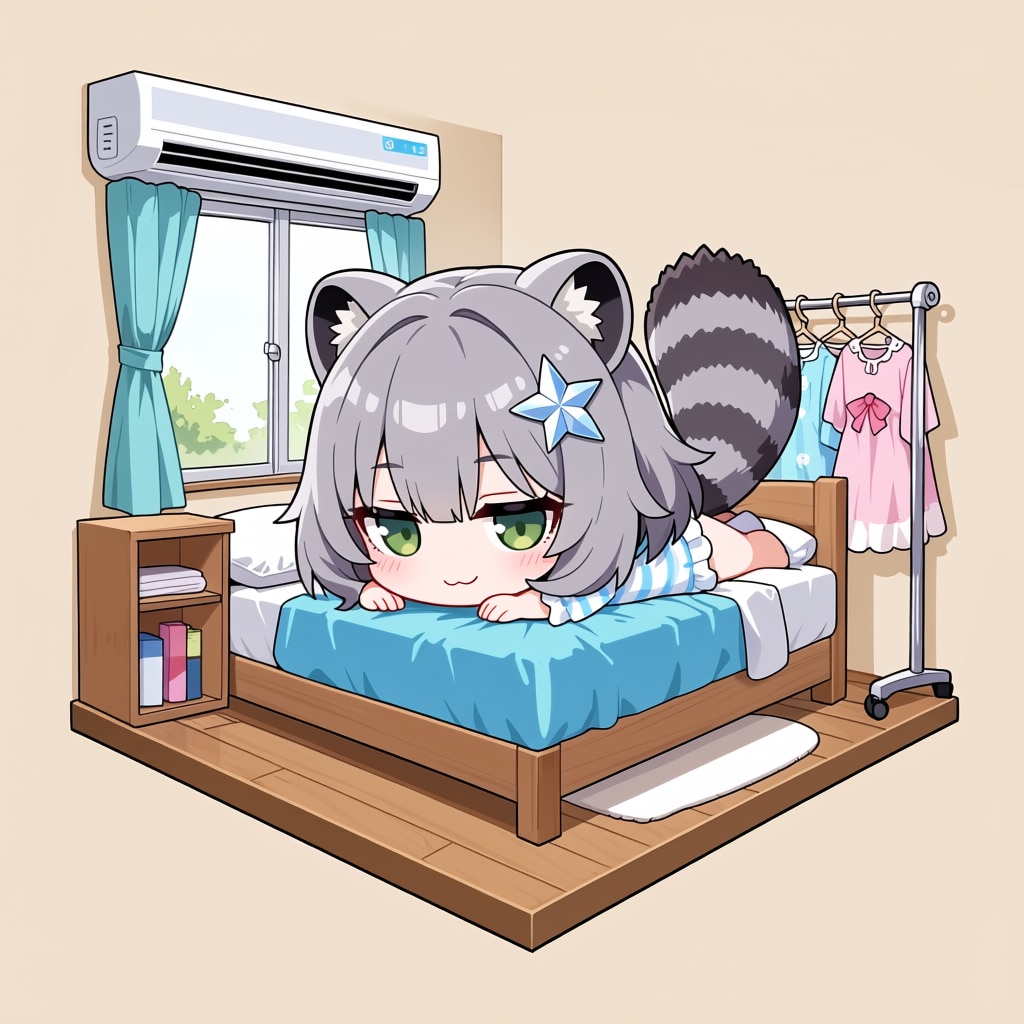 ちびユキタヌキちゃん【室内】