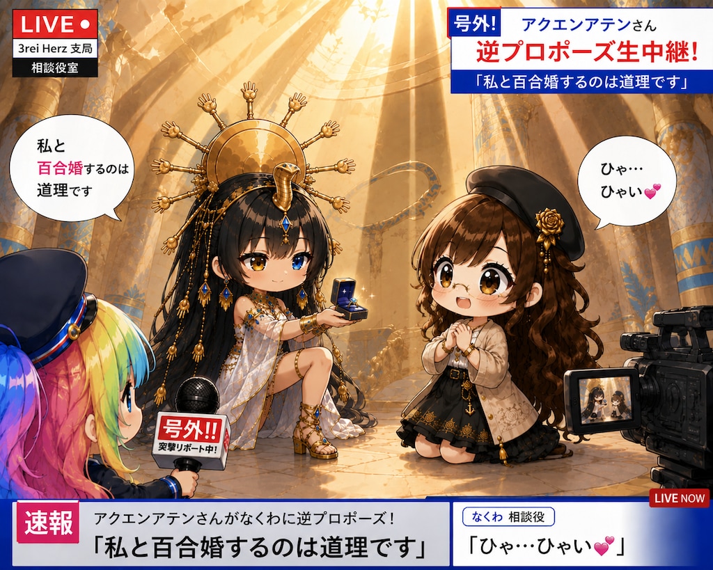 逆プロポーズ生中継