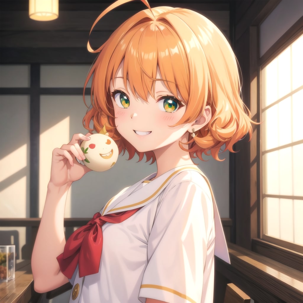 おはよう…おにぎり...食べる？