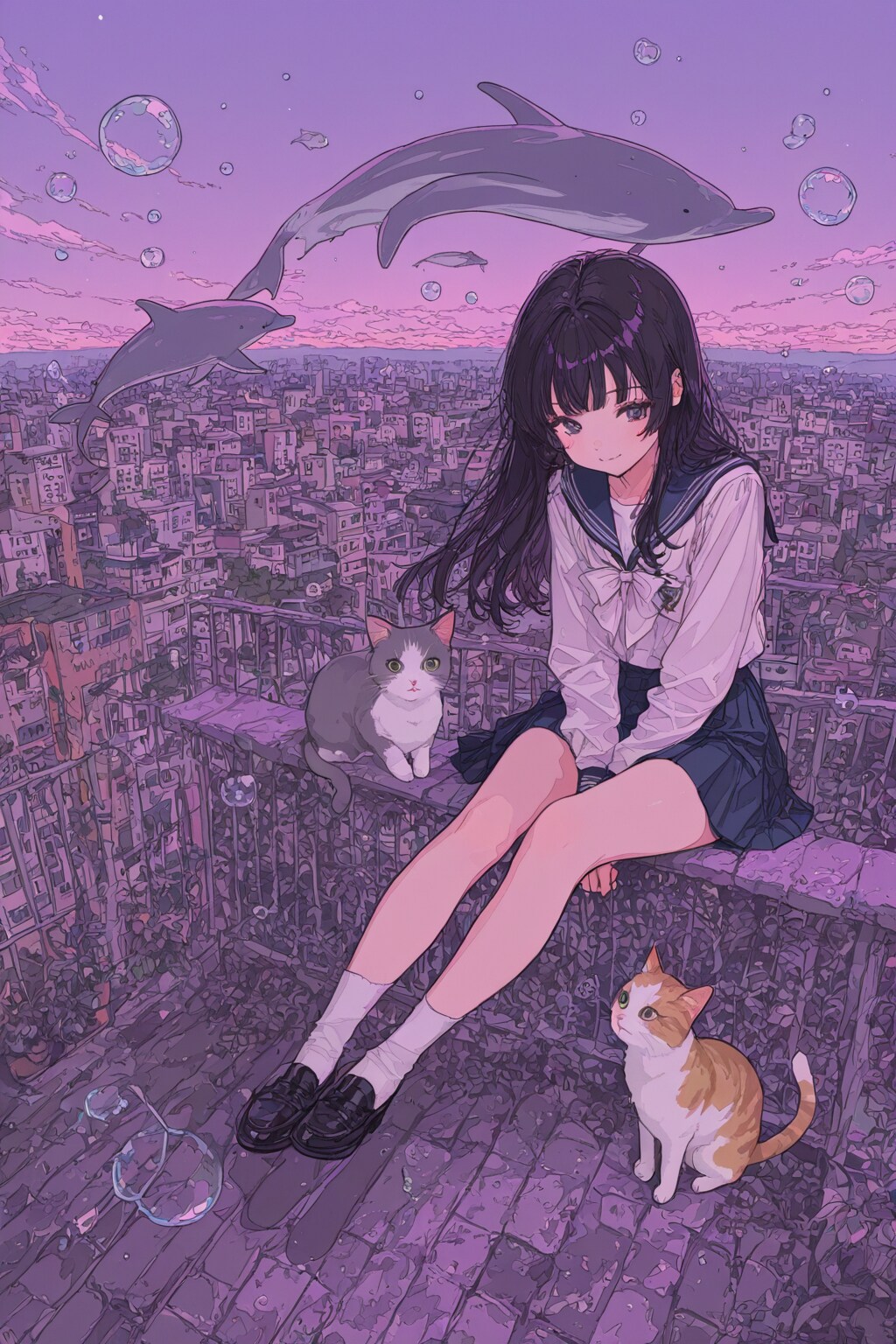 空を泳ぐ(PEGASUS)(3) | の人気AIイラスト・グラビア