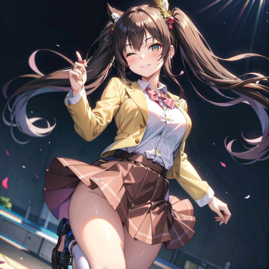 宇宙でジャンプ