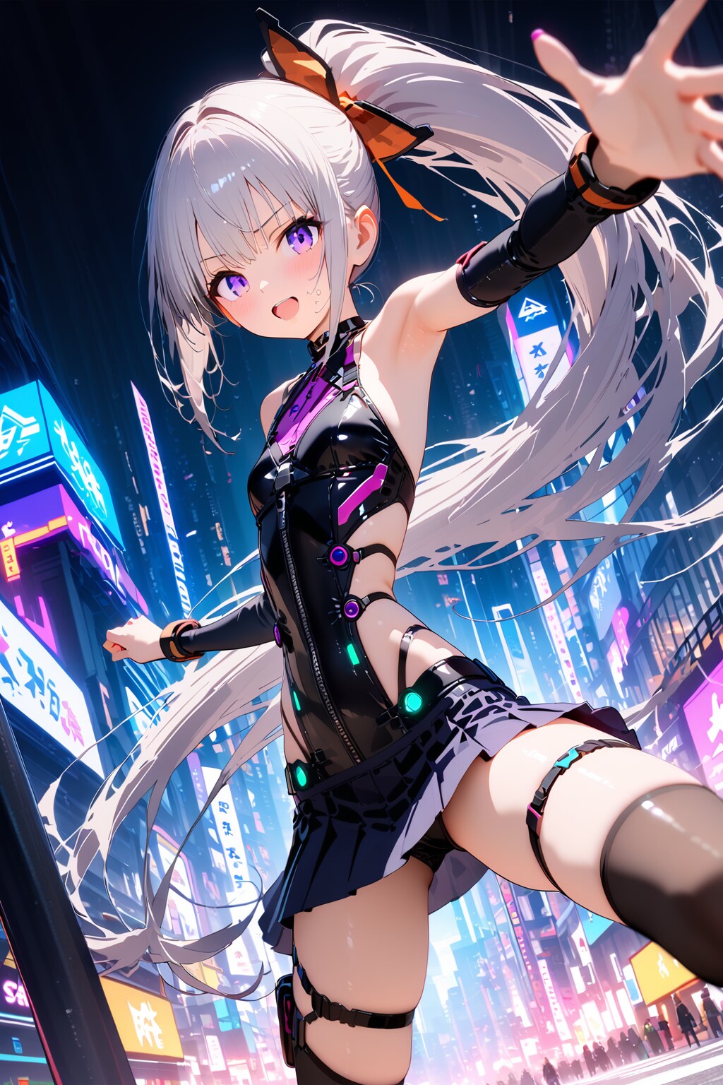 銀髪サイバーパンク(さ！早く帰ろ？)_20250416