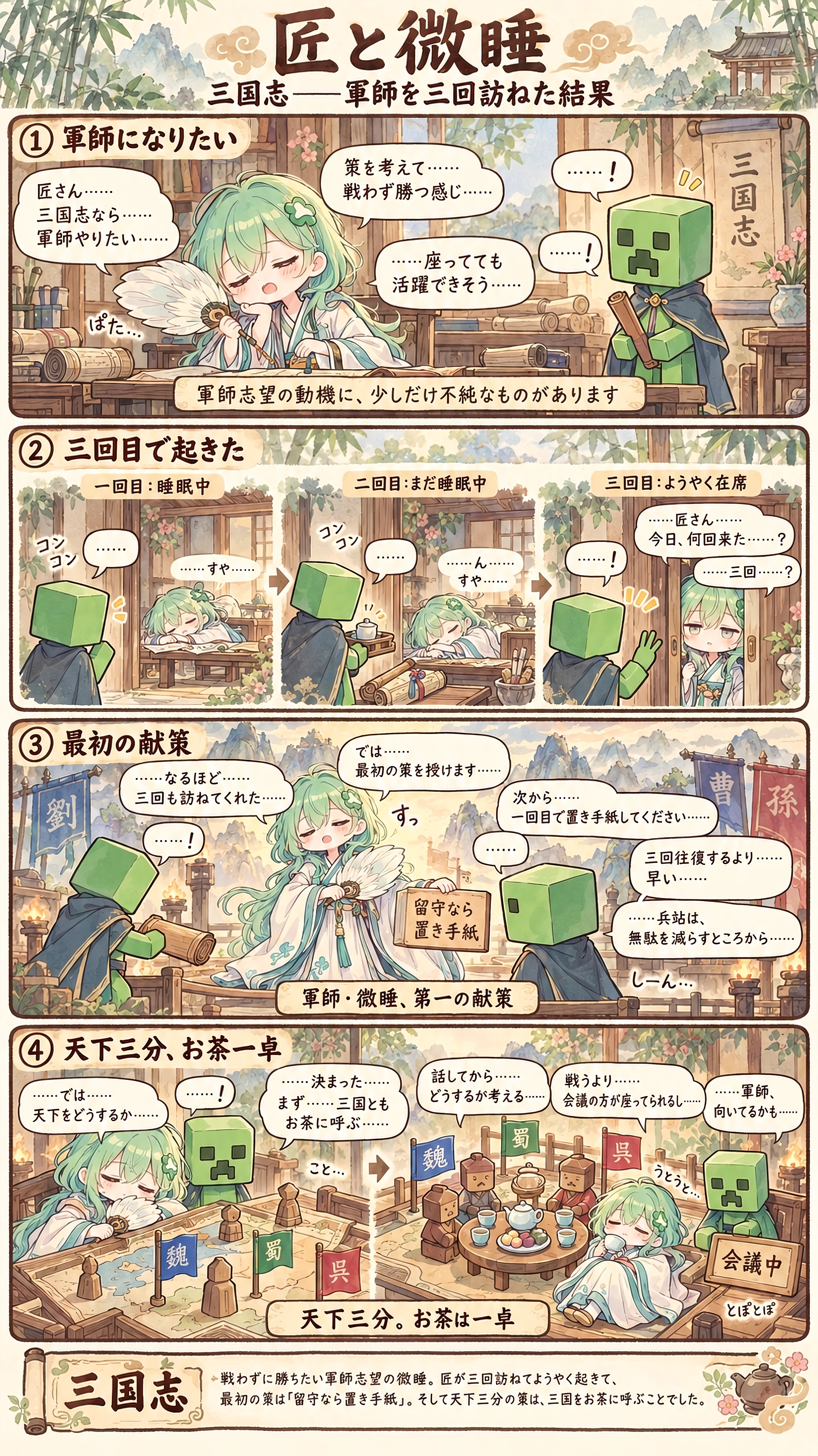 Three Visits, One Cup of Tea | の人気AIイラスト・グラビア